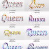 Qeen Psd textual content material impression set vol 578